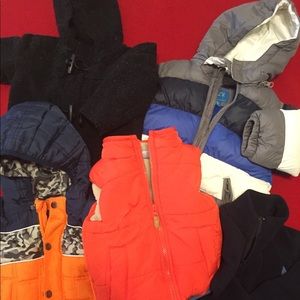 Winter jackets boy sizes range from 18-24